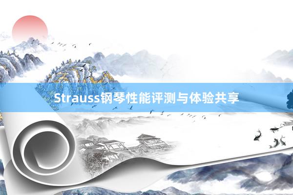 Strauss钢琴性能评测与体验共享